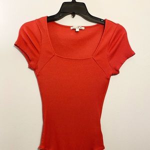 Red/Orange Short Sleeve Bodysuit
